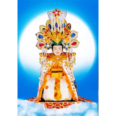 Khung Tranh Bà Tổ cô đội mão + gồm Khung