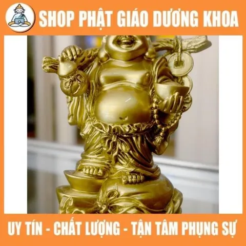 Tượng ngài Di Lặc Bồ Tát cầm hồ lô cao 13cm-nhiều mẫu có hoả tốc
