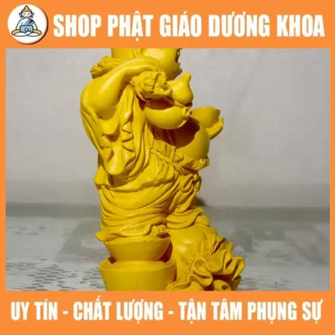 Tượng ngài Di Lặc Bồ Tát cầm hồ lô cao 13cm-nhiều mẫu có hoả tốc
