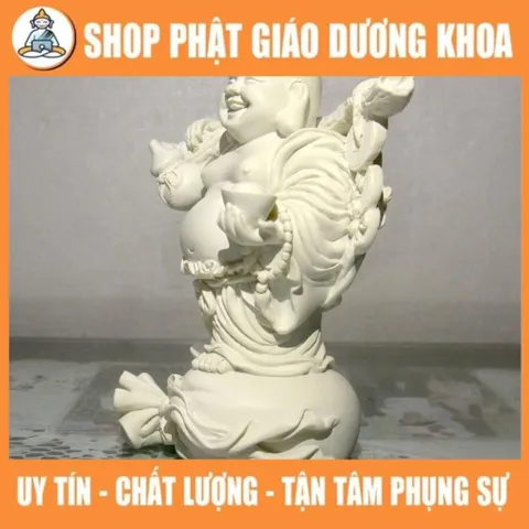 Tượng ngài Di Lặc Bồ Tát cầm hồ lô cao 13cm-nhiều mẫu có hoả tốc
