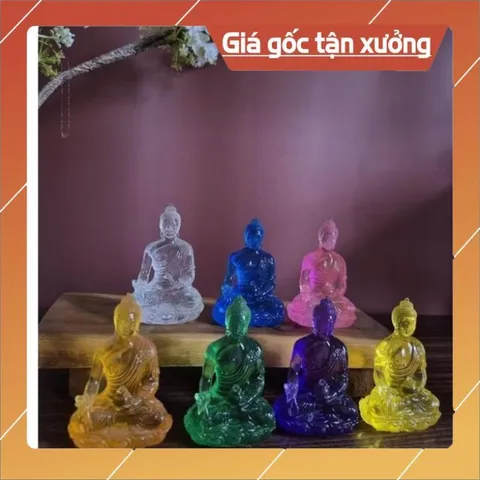 Tượng Dược Sư Phật Mini 7cm Chất Liệu Composite. Bộ tượng thất Phật Dược Sư mini  HÀNG ĐẶT TRƯỚC