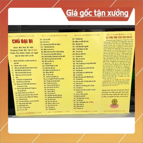 100 TỜ IN - CHÚ ĐẠI BI gieo duyên