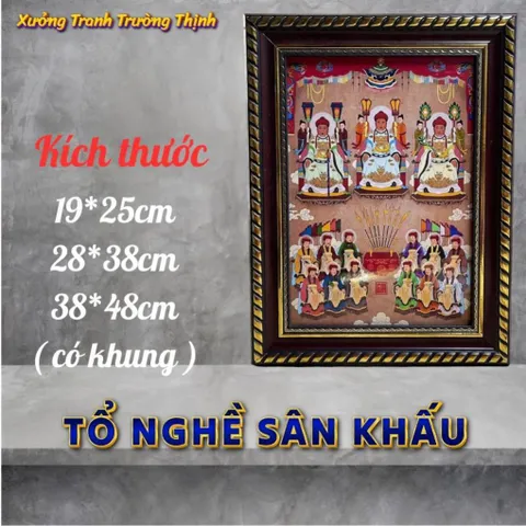 Khung Tranh TỔ NGHỀ SÂN KHẤU - Có khung  có hoả tốc