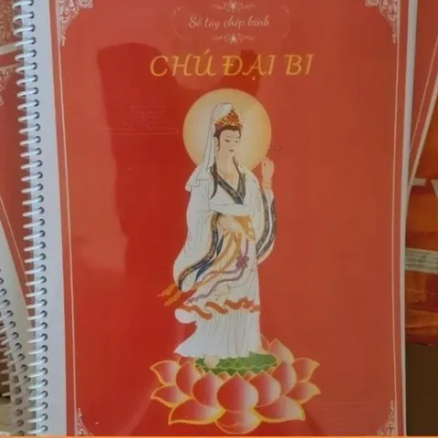 10 QUYỂN SỔ TAY CHÉP CHÚ ĐẠI BI KHỔ A4 - A5