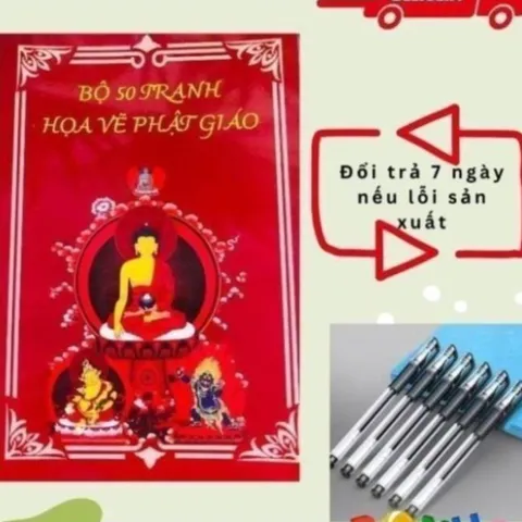 Sổ Tay Trọn Bộ 50 Tranh Họa Vẽ Phật Giáo Khổ A4 Bìa Lò Xo tặng viết  DƯƠNG KHOA SHOP DƯƠNG KHOA SHOP