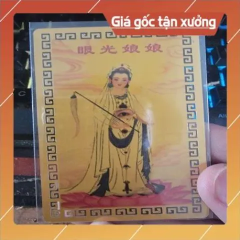 kim bài linh phù nhãn quang nương nương HÀNG CAO CẤP, có hoả tốc