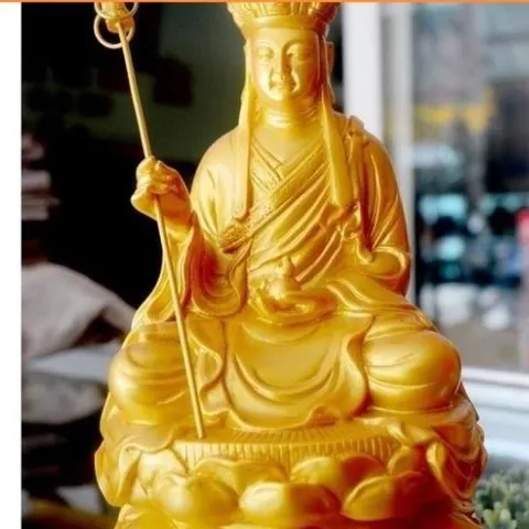 Tượng ngài địa tạng vương bồ tát cao 16cm nhiều mẫu cực đẹp