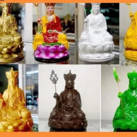 Tượng ngài địa tạng vương bồ tát cao 16cm nhiều mẫu cực đẹp