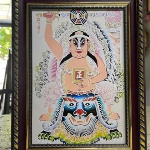 Tranh THẦN TỬ VI , có khung, kích thước 19*25cm 28*38cm, và 30*40cm DƯƠNG KHOA SHOP