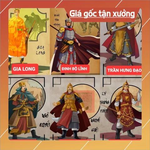 Khung Tranh ANH HÙNG DÂN TỘC ( nhiều vị ) size 25cm x 35cm