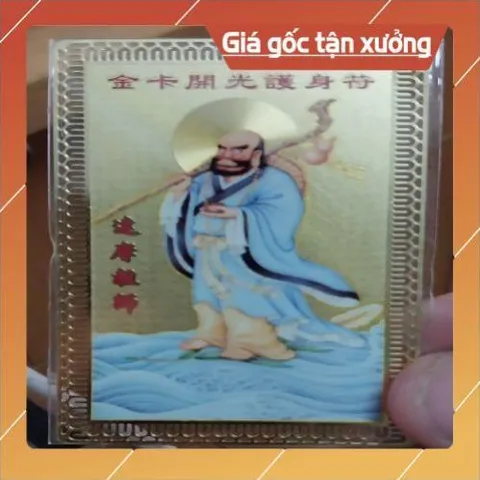 kim bài linh phù bồ đề đạt ma HÀNG CAO CẤP, có hoả tốc