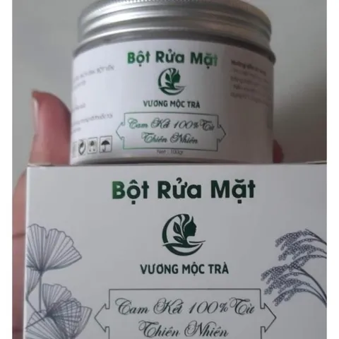 Hủ Bột rửa mặt VƯƠNG MỘC TRÀ chính hãng 100gr