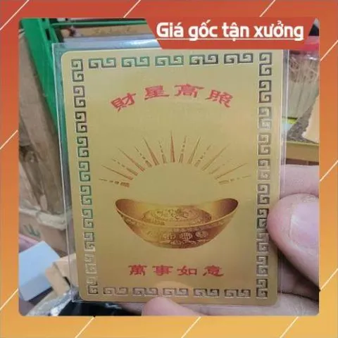 kim bài linh phù thần tài sài vinh HÀNG CAO CẤP, có hoả tốc
