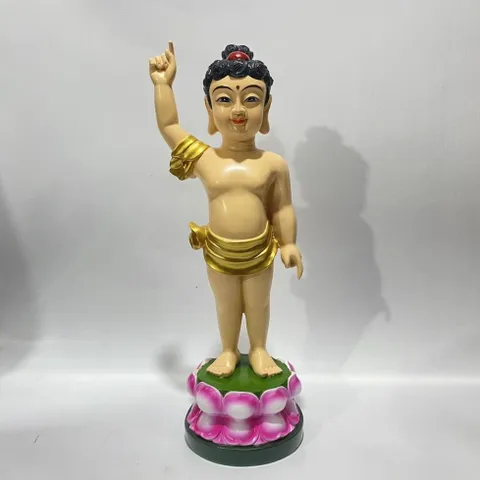 Tượng Đản Sanh Cao 38cm Đứng Nhiều Màu COMPOSITE