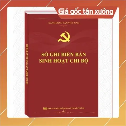SỔ GHI BIÊN BẢN SINH HOẠT CHI BỘ CÓ HOẢ TỐC