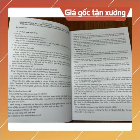 SỔ GHI BIÊN BẢN SINH HOẠT CHI BỘ CÓ HOẢ TỐC