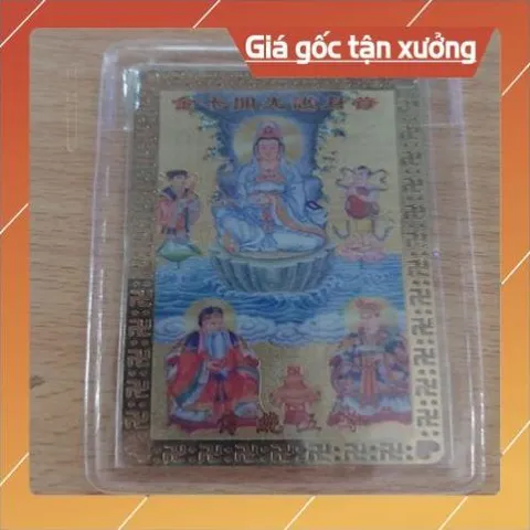 kim bài linh phù quan âm thần tài ông địa HÀNG CAO CẤP, có hoả tốc