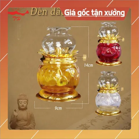 Đèn Dầu Lưu Ly Cao Cấp, bóng đèn dầu, tim đèn dầu 🌸🌸 có hoả tốc
