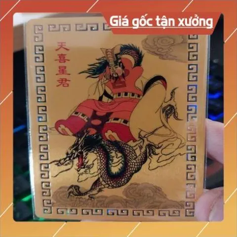 kim bài linh phù thiên hỉ tinh quân HÀNG CAO CẤP, có hoả tốc