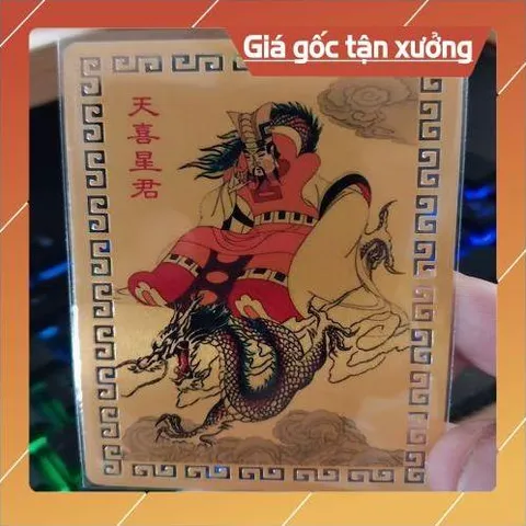 kim bài linh phù thiên hỉ tinh quân HÀNG CAO CẤP, có hoả tốc