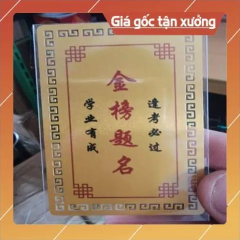 kim bài linh phù văn khúc tinh HÀNG CAO CẤP, có hoả tốc