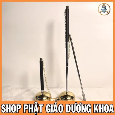 Khánh Tay Tụng Kinh Cán Rút Đài Loan Chất Liệu Đồng
