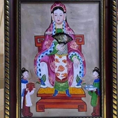 Tranh BÀ CÔ TỔ - có khung sẵn, đủ kích thước DƯƠNG KHOA SHOP
