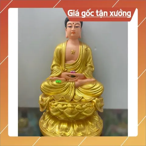 Bộ Tây Phương Tam Thánh, Tam Thế Phật, A Di Đà, Quan Âm, Đại Thế Chí chất liệu poly cao 30cm🌼🌼 có hoả tốc