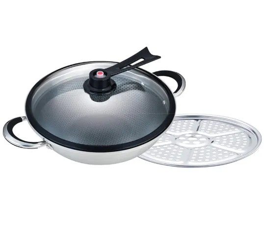 CHẢO HẤP CHỐNG DÍNH FASTER SUPER DIAMOND 34CM