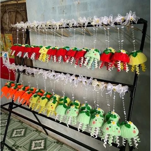 Lồng đèn sứa kẽm nhung HOTTREND