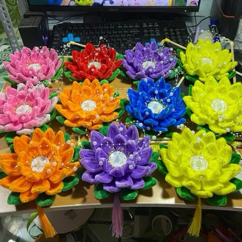 Lồng đèn hoa sen Kẽm nhung. Ảnh thật,hàng sẵn