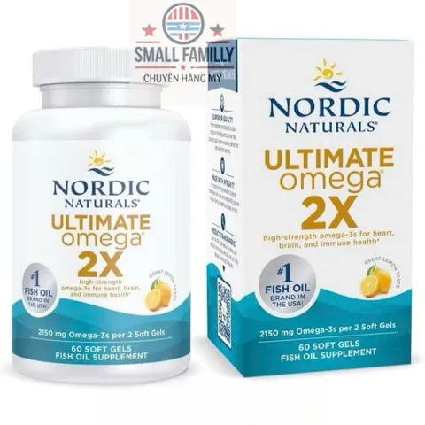 Viên Uống Omega 3 Nordic Naturals Ultimate Omega 2X - Hỗ Trợ Tim Mạch, Não Bộ 826840