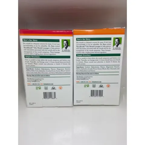 Kẹo Ngậm TheraBreath Dry Mouth Lozenges - Giải Pháp Cho Hơi Thở Thơm Mát & Khoang Miệng Ẩm Mượt