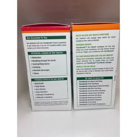 Kẹo Ngậm TheraBreath Dry Mouth Lozenges - Giải Pháp Cho Hơi Thở Thơm Mát & Khoang Miệng Ẩm Mượt