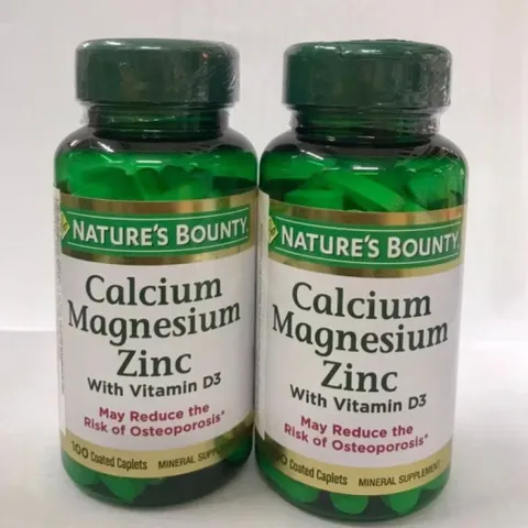 Viên Uống Canxi Magie Kẽm D3 Nature's Bounty Calcium Magnesium Zinc- Bảo Vệ Xương Khớp Toàn Diện