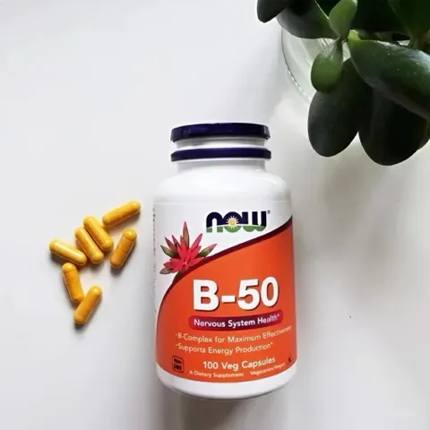 NOW B-50 Complex - Vitamin Nhóm B B-Complex Hỗ Trợ Hệ Thần Kinh, Chuyển Hóa Năng Lượng, Giảm Mệt Mỏi