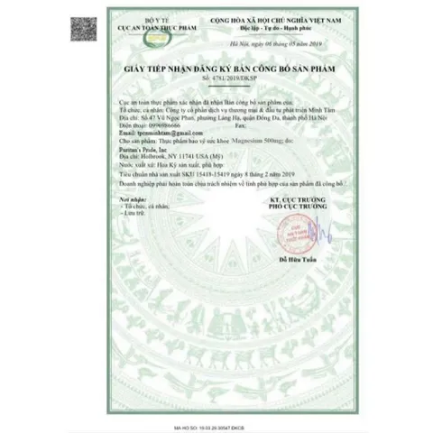 Viên Uống Bổ Sung Magnesium 250mg ( magie) Nature Made - Hỗ Trợ Cơ Bắp, Tim Mạch & Hệ Thần Kinh Khỏe Mạnh _SmallFamily