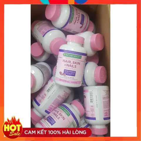 Viên uống hỗ trợ tóc dày, móng khoẻ và da đẹp Nature’s Bounty Hair, Skin, Nails - Small Family 826927