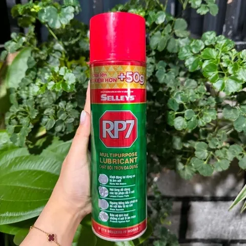RP7 Chai xịt tẩy rỉ sét chống rỉ sét và bôi trơn các chi tiết kim loại chai 350g
