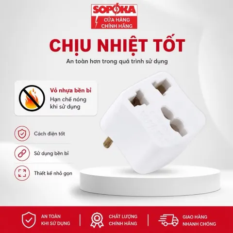 Đầu nối đa năng chuyển nguồn SOPOKA P6A, P7 chịu nhiệt chống cháy
