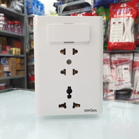 ( SOPOKA ) Bảng điện lắp nổi cao cấp E3A , E4A,E5A,E8A,E4S Chống Cháy - An toàn, tiện lợi