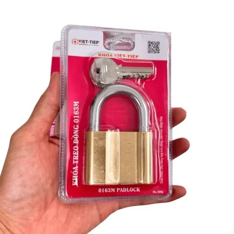 Ổ Khóa VIỆT TIỆP Đồng Thau (Hàng Chính Hãng) - Khóa Chống Cắt - Khóa Bằng Chìa Cao Cấp