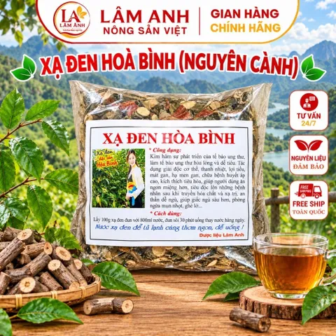 1Kg Nguyên Cành Xạ Đen Hoà Bình (Đã Sao Vàng Hạ Thổ) Bản Mường Vụ Mới Khô, Thơm, Dễ Ngủ, Thanh Nhiệt, Mát Gan, Detox