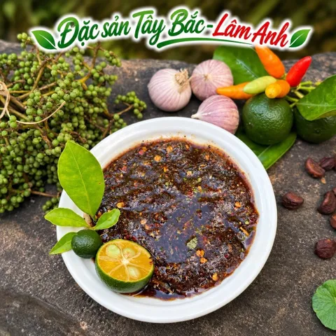 Chẩm Chéo Ướt Tây Bắc, Gia Vị Chấm Đặc Sản Dân Tộc Thái (300G) Chấm Hoa Quả, Thịt Cá, Ướp Đồ Nướng, Sốt Chấm Thơm Ngon