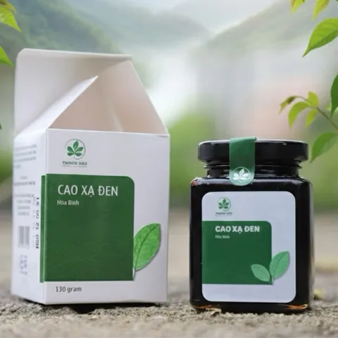 130Gr Cao Xạ Đen Hoà Bình Nguyên Chất Hỗ Trợ Thanh Nhiệt, Mát Gan, Ngủ Ngon, Thanh Lọc Cơ Thể