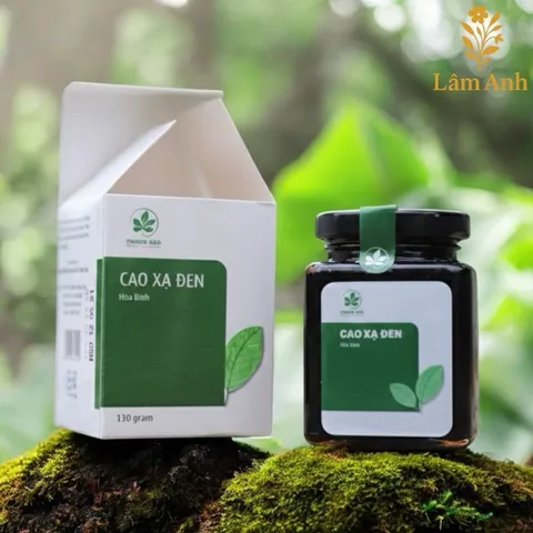 130Gr Cao Xạ Đen Hoà Bình Nguyên Chất Hỗ Trợ Thanh Nhiệt, Mát Gan, Ngủ Ngon, Thanh Lọc Cơ Thể