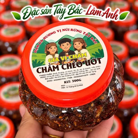 Chẩm Chéo Ướt Tây Bắc, Gia Vị Chấm Đặc Sản Dân Tộc Thái (300G) Chấm Hoa Quả, Thịt Cá, Ướp Đồ Nướng, Sốt Chấm Thơm Ngon