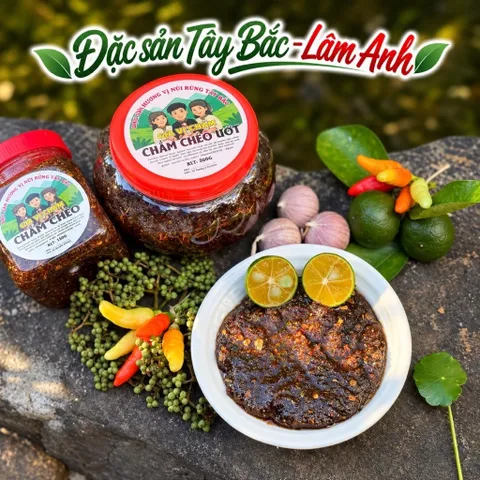 Chẩm Chéo Ướt Tây Bắc, Gia Vị Chấm Đặc Sản Dân Tộc Thái (300G) Chấm Hoa Quả, Thịt Cá, Ướp Đồ Nướng, Sốt Chấm Thơm Ngon