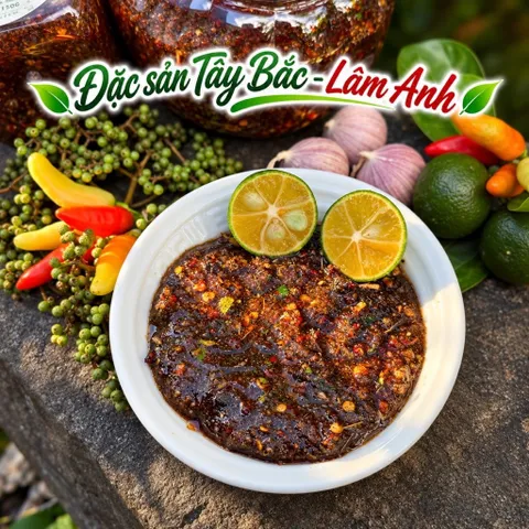 Chẩm Chéo Ướt Tây Bắc, Gia Vị Chấm Đặc Sản Dân Tộc Thái (300G) Chấm Hoa Quả, Thịt Cá, Ướp Đồ Nướng, Sốt Chấm Thơm Ngon
