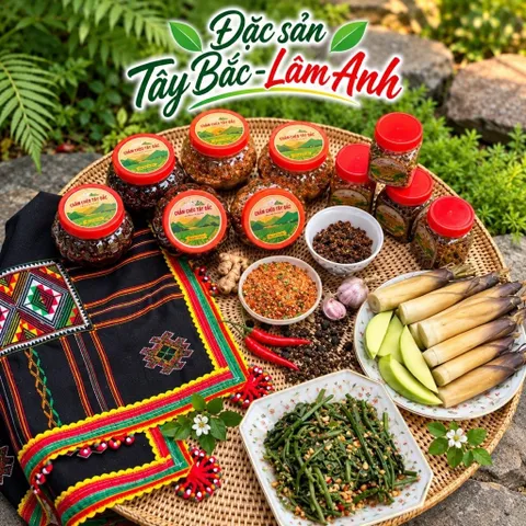 Chẩm Chéo Ướt Tây Bắc, Gia Vị Chấm Đặc Sản Dân Tộc Thái (300G) Chấm Hoa Quả, Thịt Cá, Ướp Đồ Nướng, Sốt Chấm Thơm Ngon